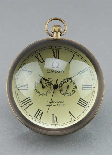 omega glass ball clock price|1882 omega ball clock.